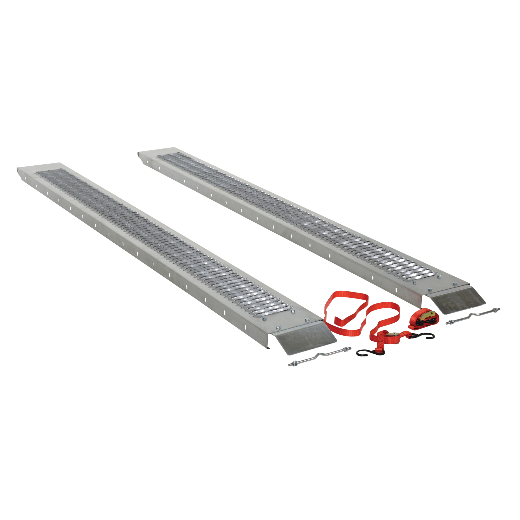 Vestil Steel Pick-Up/Van Ramps - Set of 2, 96in., 1000-Lb. Capacity, Serrated, Model# RAMP-96